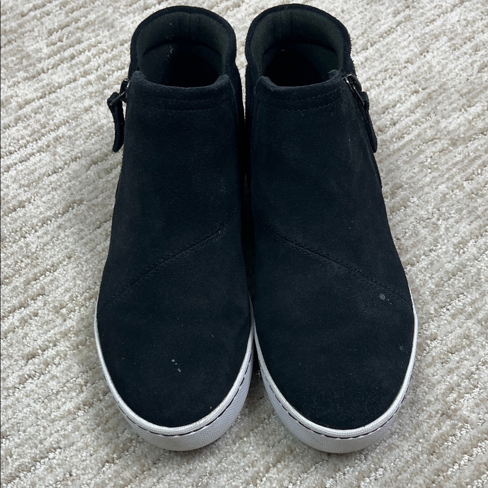 Clarks Sneaker Ankle Boots Low Boots Women’s Pawley Adwin Black Suede